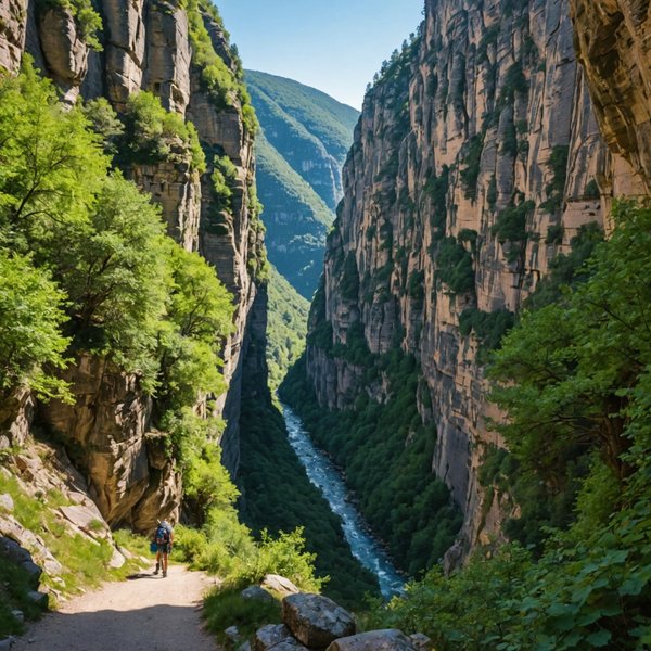 Quels sont les meilleurs itinéraires pour une randonnée dans les gorges du Tarn, France?
