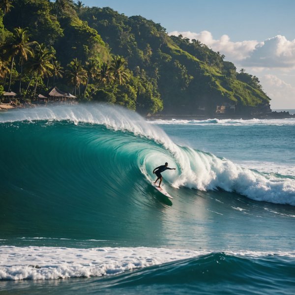 Où trouver les meilleures plages pour le surf à Bali, Indonésie : spots et périodes recommandées?