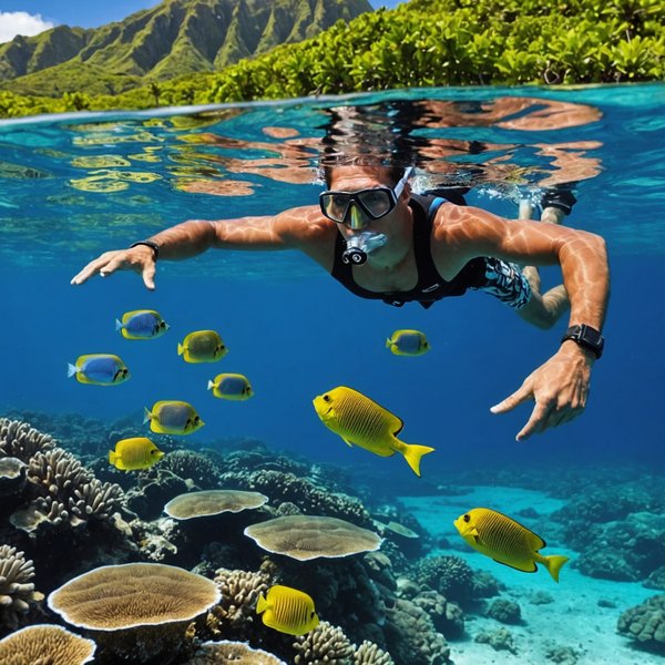 Comment organiser une excursion de plongée avec tuba dans les lagons de Polynésie française?