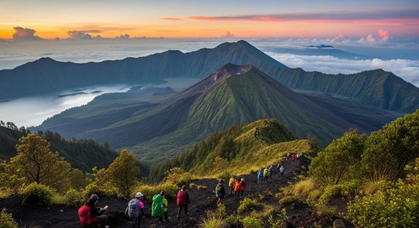 Le mont Batur : une randonnée inoubliable entre volcans et nature à Bali